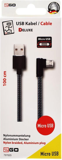 2GO USB 2.0 Kabel USB-C männlich - USB-C Schwarz 1m (795849)