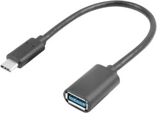 Lanberg Конвертор USB-C мъжки към USB-A женски Черен 1бр
