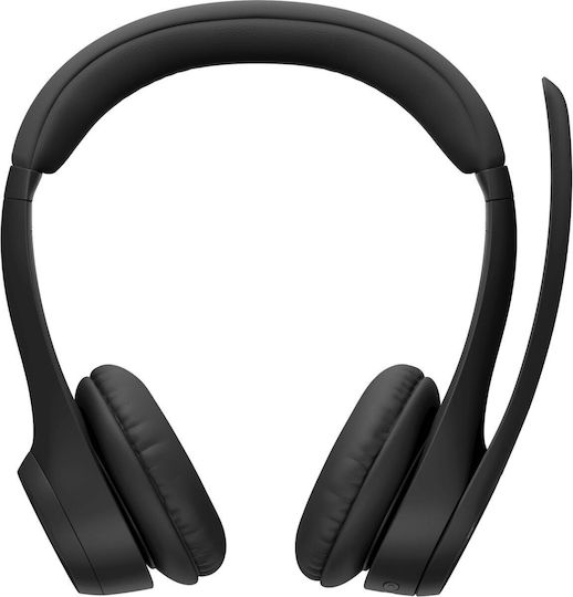 Logitech Zone 305 Безжични На ушите Мултимедийни слушалки с микрофон и връзка Bluetooth / USB-C в Черен цвят