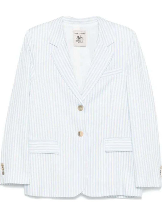 Semicouture Blazer pentru femei Sacou Alb