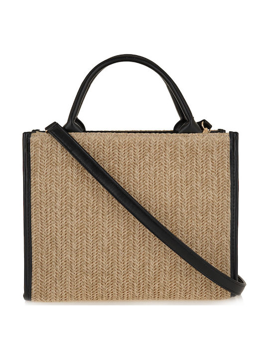 Straw Women's Bag Handbag Beige