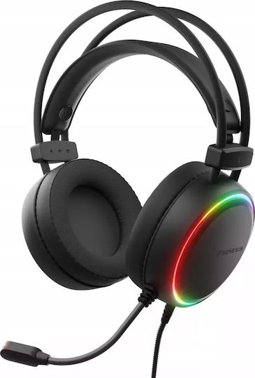 Genesis Neon 613 G2 Over Ear Gaming Headset με σύνδεση 3.5mm / USB Λευκό for PC