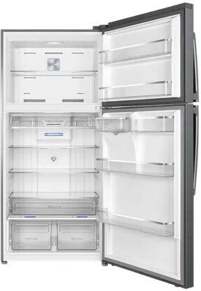 TCL Ψυγείο Δίπορτο 536lt Total NoFrost Υ185xΠ83.6xΒ68.8εκ. Inox RP536TXE1