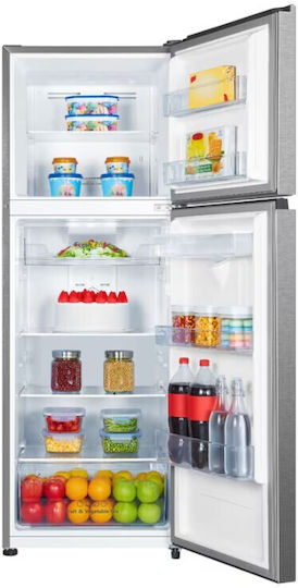 Hisense Ψυγείο Δίπορτο 325lt NoFrost Υ169.6xΠ59.5xΒ65εκ. Inox RT422N4WCE