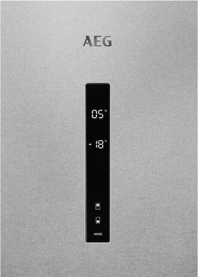 AEG Kühl-Gefrierkombination 481Es NoFrost H192xB70xT71.2cm. Inox ORC6M481EX