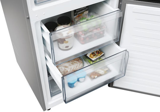 Candy 409лт NoFrost В205xШ59.5xД66.7см. Inox CNCQ2T620EX