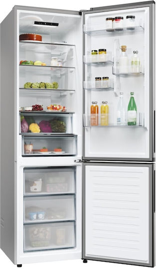 Candy 409лт NoFrost В205xШ59.5xД66.7см. Inox CNCQ2T620EX
