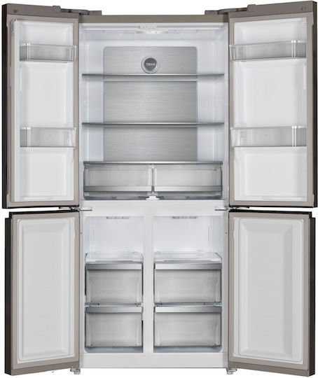 Teka Side-by-Side Refrigerator 436lt Total NoFrost H183xW83.6xD63.6cm Black RMF 75820 GBK