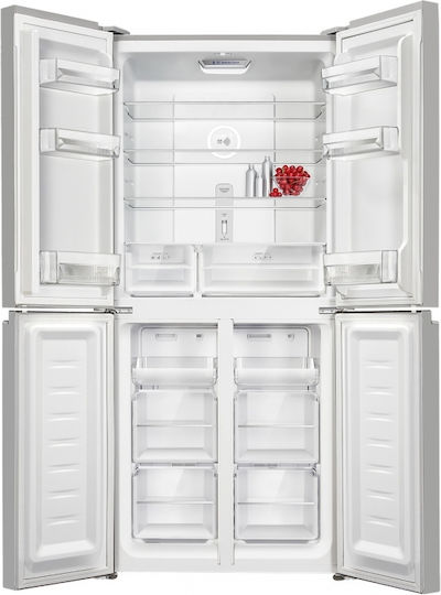 Davoline Side-by-Side Kühlschrank 503Es NoFrost H190.2xB91xT59.7cm. Gray D4SS 503 SL