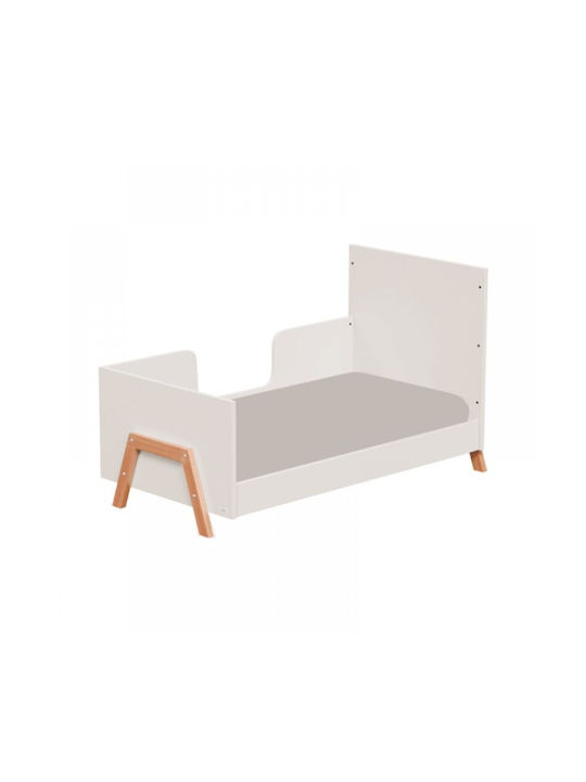 Casababy Oslo White Crib With Mattress