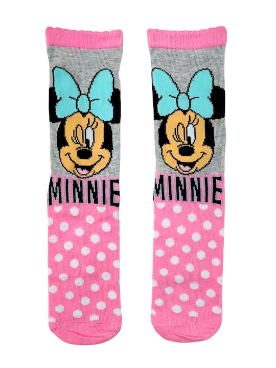 Disney Παιδικές Κάλτσες Minnie Πολύχρωμες 4 Ζευγάρια