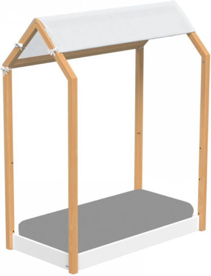 Casababy Πολυμορφική Κούνια Montessori La Maison Λευκή