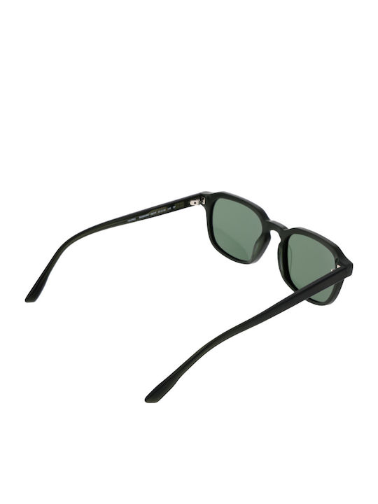 Bulget Men's Sunglasses with Green Plastic Frame and Green Polarized Lens BG9229M D01P