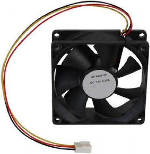 B63031 Case Fan 80mm (2500rpm) Χωρίς Led Φωτισμό και Σύνδεση 3-Pin