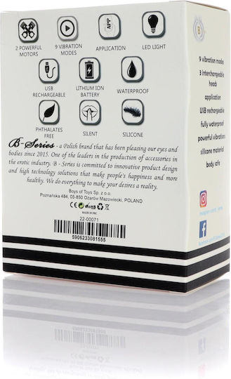 Vibrator Massage with Remote Control 9cm Flesh
