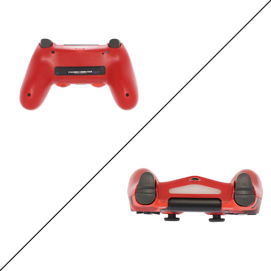 Doubleshock Ασύρματο Gamepad για PS4 Red Camouflage