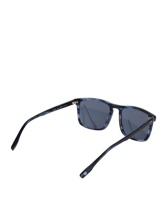 Bulget Men's Sunglasses with Blue Plastic Frame and Blue Polarized Lens BG9185M E02P