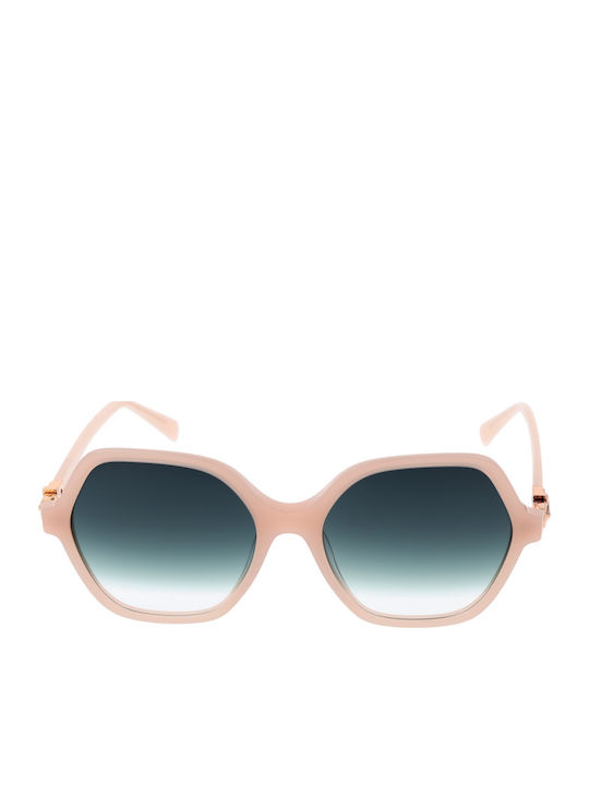 Bulget Women's Sunglasses with Pink Plastic Frame and Pink Gradient Lens BG9234 T01