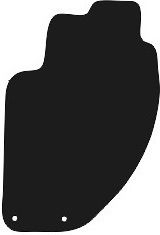 Nylon Driver Mat Lancia Kappa Coupe 1994-2001 Rubberized Driver Mat