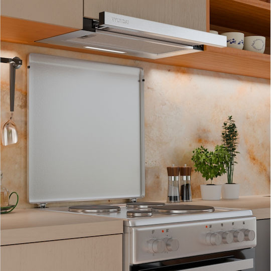 Hyundai Sliding Vent Hood 60cm Inox