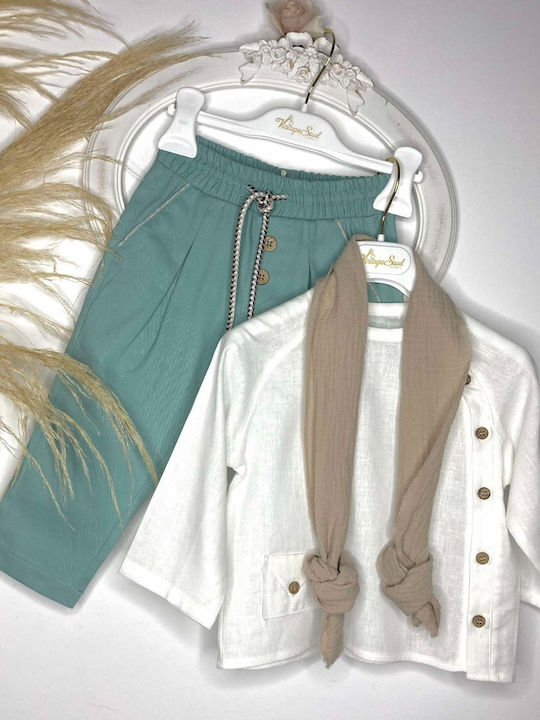 Vintage Soul Taufkleidung für Jungen Weißer Anzug
