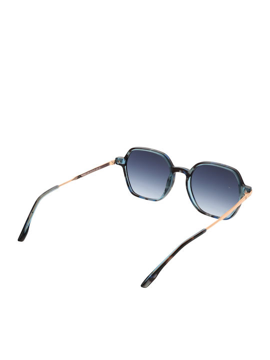 Bulget Unisex Sunglasses with Blue Plastic Frame and Blue Lens BGY9006 H02