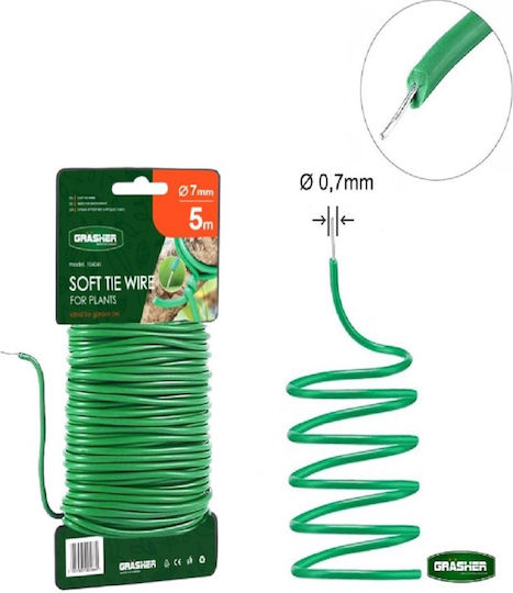Grasher Foam-Coated Plant Wire 7mm x 5m 104041