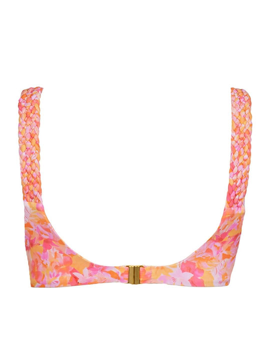 Bikini Top B Cup Floral Pattern