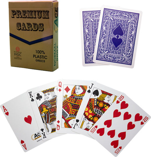 Pokeritems Τράπουλα 1τμχ Πλαστική Μπλε