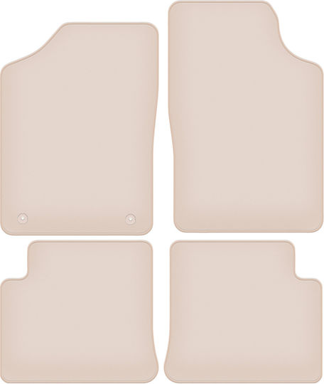 Premium Beige Floor Mats Citroen Zx Hatchback 1991-1998