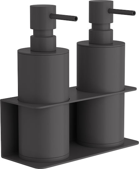 Pam & Co Wall Mounted Dispenser Metallic Grey 250ml