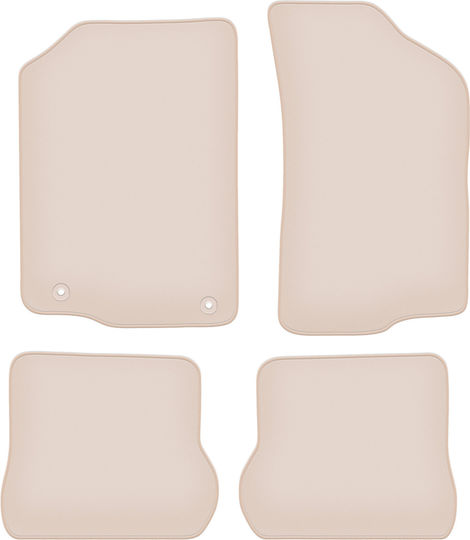 Premium Beige Floor Mats Volkswagen Scirocco II Coupe 1981-1992