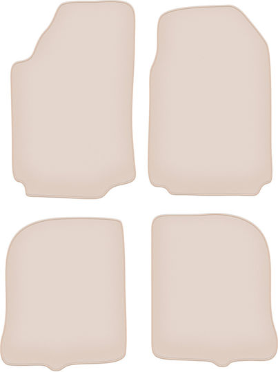 Premium Beige Floor Mats Audi 100 C3 Sedan Avant 1983-1991