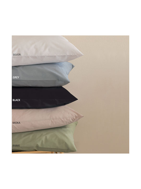 Palamaiki Etoile/2 Pillowcase Set with Envelope Cover Grey 52x72cm.