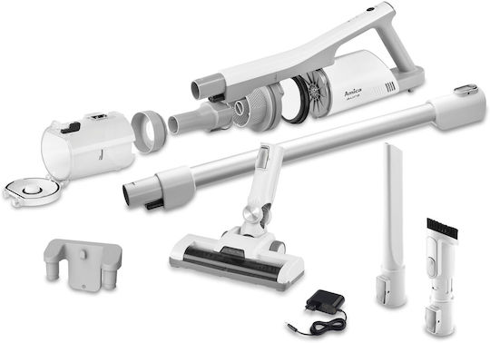 Amica Aura VM705 Επαναφορτιζόμενη Σκούπα Stick 21.6V Λευκή
