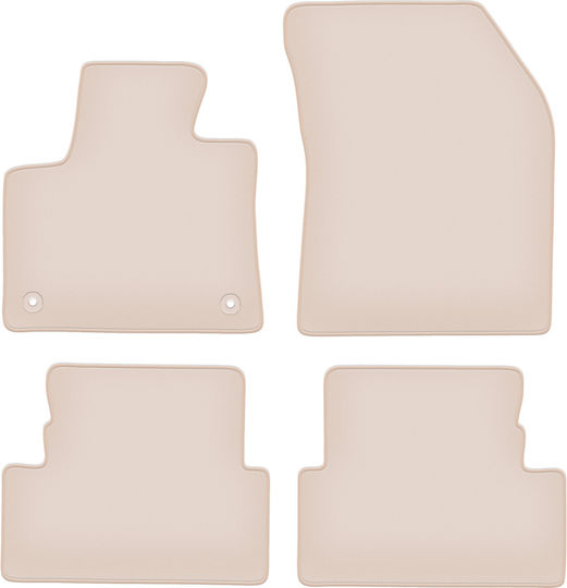 Premium Beige Floor Mats Peugeot 4008 Ii Crossover 2016