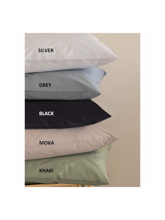 Palamaiki Etoile/2 Pillowcase Set with Envelope Cover Khaki 52x72cm.