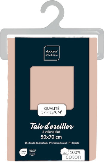 Douceur d'Intérieur Pillowcase Oxford Pink 50x70cm.