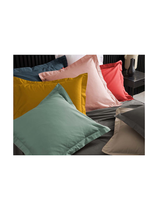 Douceur d'Intérieur Percaline Pillowcase Oxford Pink 50x70cm.