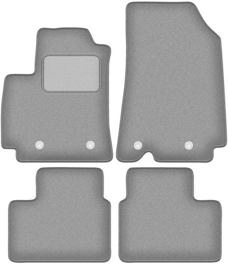 Gray Car Mats Renault Arkana Crossover 2021