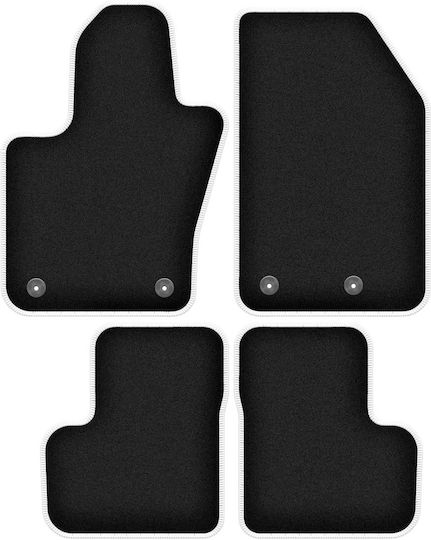 Carlux Silver Car Mats Fiat 500X Crossover 2018