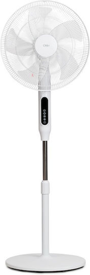 Osio Ventilator Sockel 24W mit Fernbedienung Weiß
