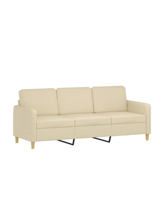 Canapea Cu Trei Locuri Bej 198x77x80cm