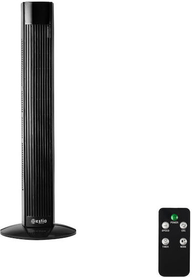 Estia Titanflow Box Fan 55W Διαμέτρου 30cm Μαύρο
