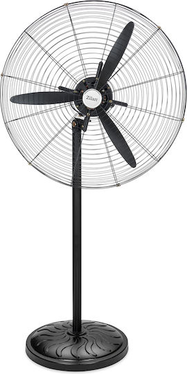 Zilan Ανεμιστήρας Ορθοστάτης 130W Διαμέτρου 68cm Μαύρος