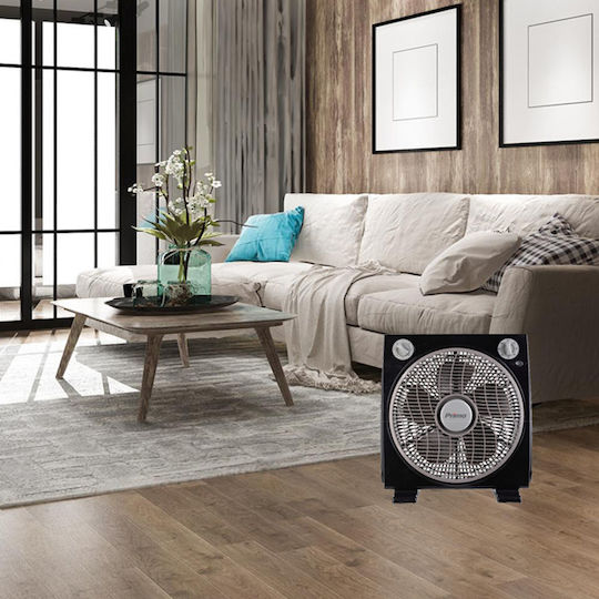 Primo PRBF- Box Fan 45W Fan Diameter 30cm Black