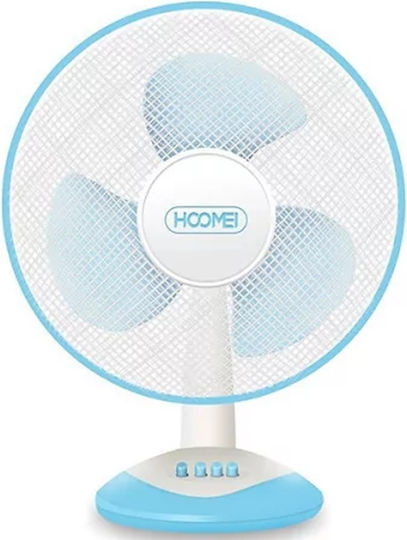 Hoomei Tischgerät Ventilator 40W Lüfterdurchmesser 40cm Blau