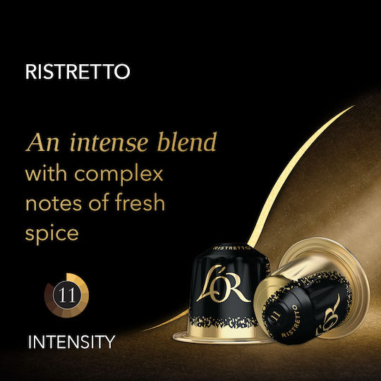 L'Or Κάψουλες Espresso Ristretto Συμβατές με Μηχανή L'Or 10caps
