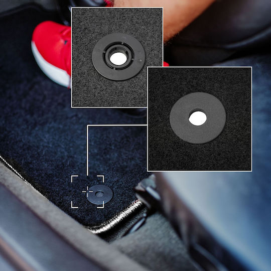Carlux-silver Car Mats Porsche Taycan Sedan 2020