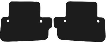 Rear Floor Mats Volvo C70 II Coupe 2005-2013